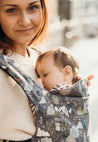 Boba classic baby carrier Max's Map. Our streamlined soft structured baby carrier is designed to go and grow with your little one. This ergonomic front facing baby carrier is ready to use from infant to toddler.